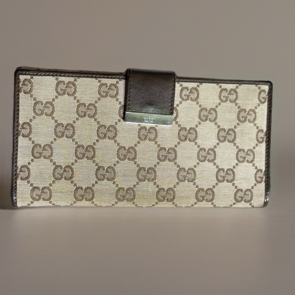 Gucci GG Supreme Canvas Long Wallet